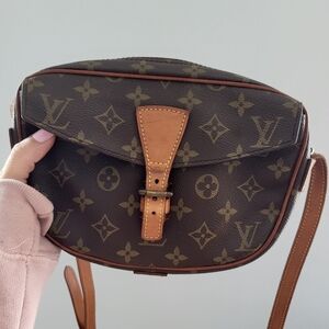 Louis Vuitton Monogram Canvas Brown & Tan Crossbody Messenger